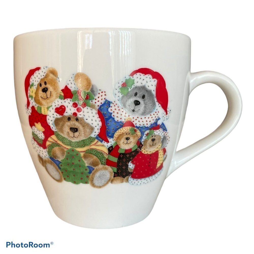 Royal Norfolk Holiday Christmas‎ Teddy Bears Mug